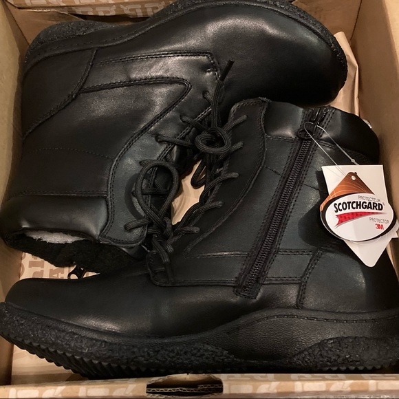 Propét Women’s Helena Black Lace Up Boots - Picture 2 of 15